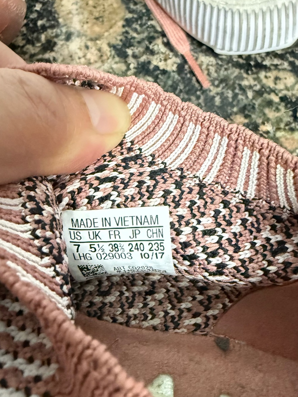 Toms Cream Canvas Sneaker
And Addidas sneaker - Picture 7 of 8